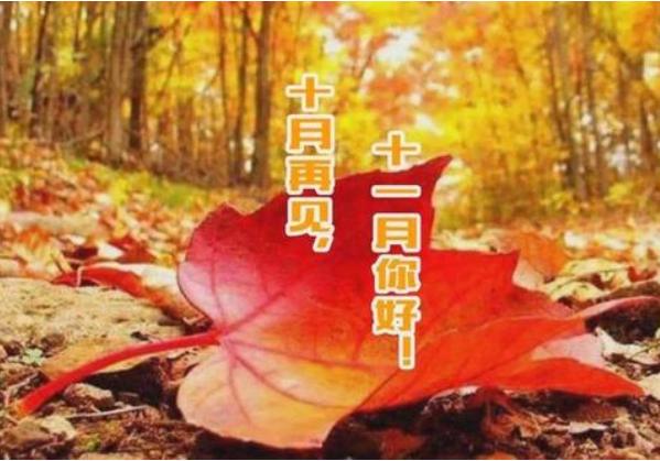 十月再見、十一月你好